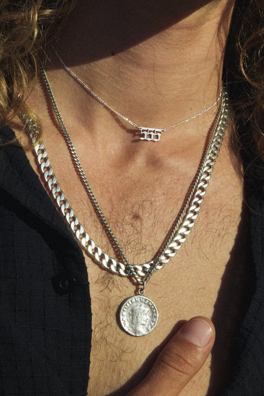 Augustus Roma Coin Necklace