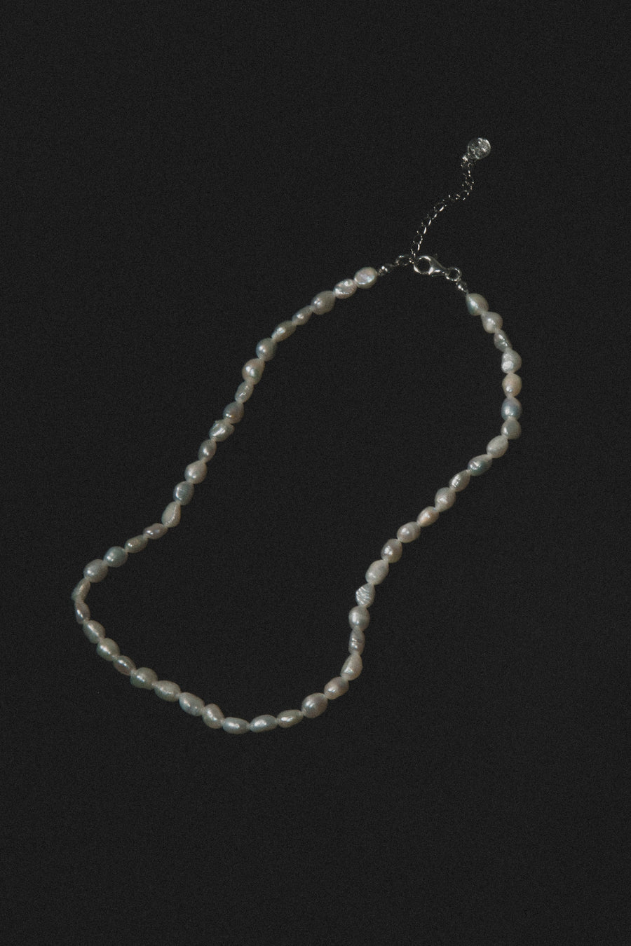 DLUXCA Jewelry Silver / 15 inches Anamarie Pearl Necklace