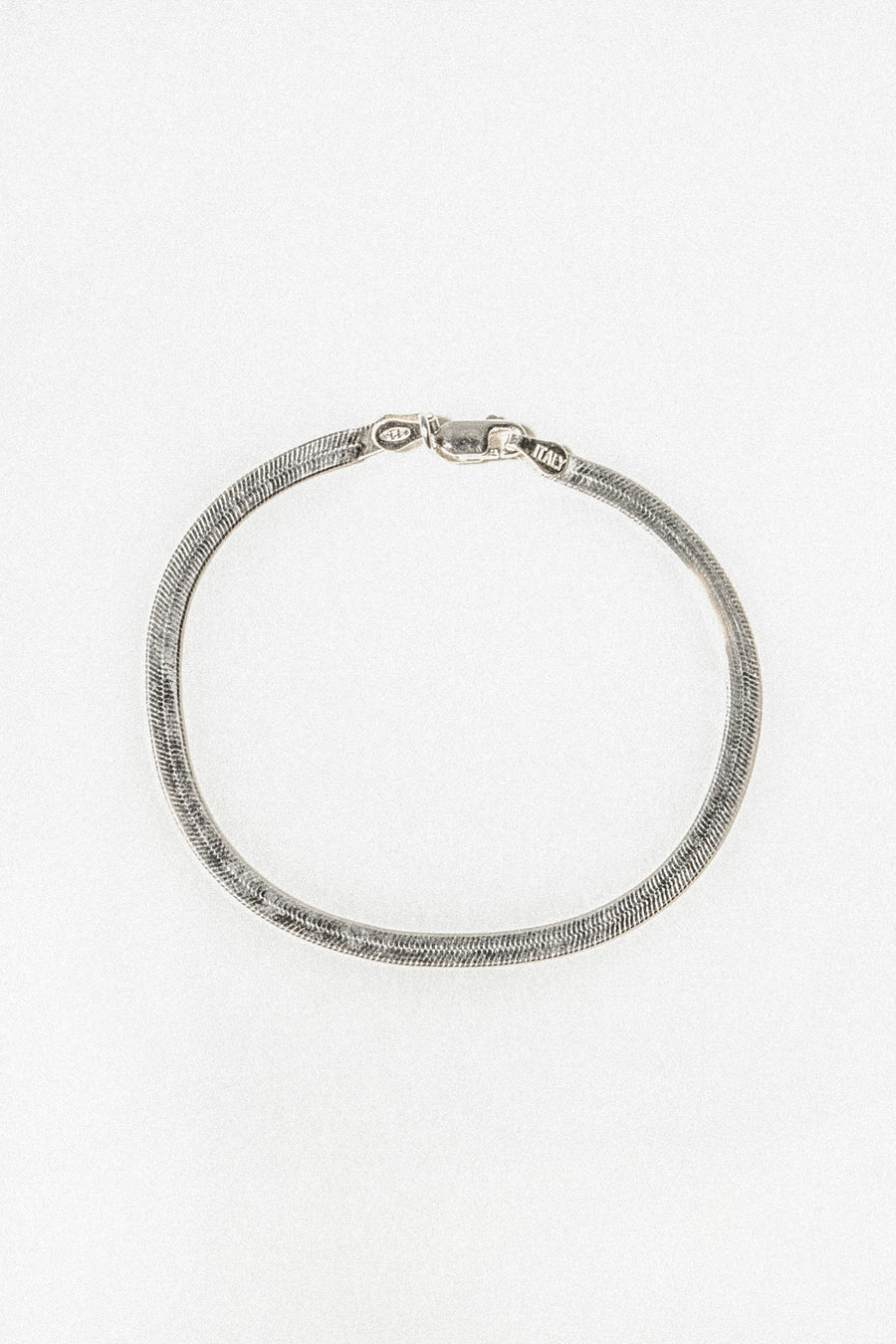 Silver Italiano Jewelry Silver Ella Herringbone Bracelet  .:. Silver