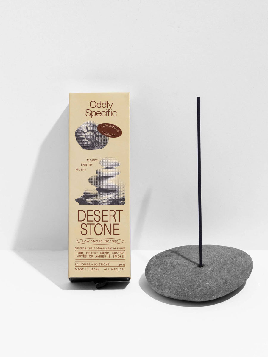 Oddly Specific Low Smoke Incense, Made in Japan, Natural | Desert Stone