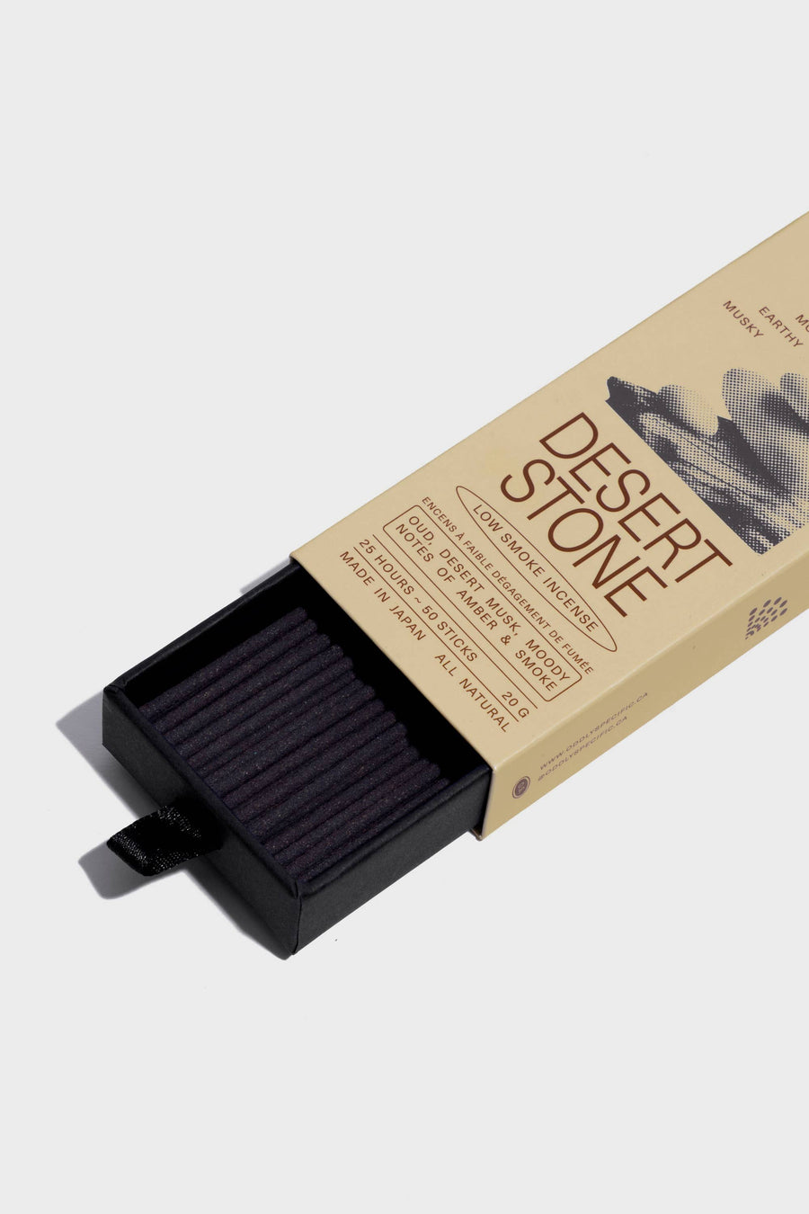 Oddly Specific Low Smoke Incense, Made in Japan, Natural | Desert Stone