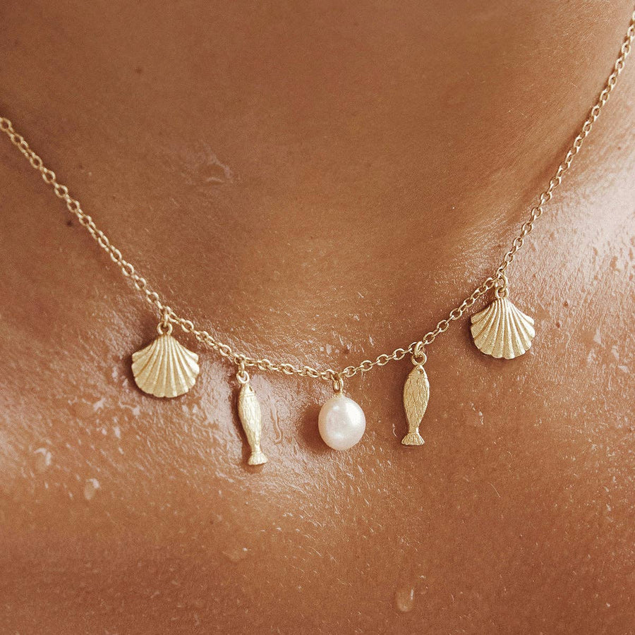 Agapée Jewelry Sardela Necklace | Jewelry Gold Gift Waterproof